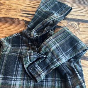 Billabong Pullover Flannel Hooded Jacket